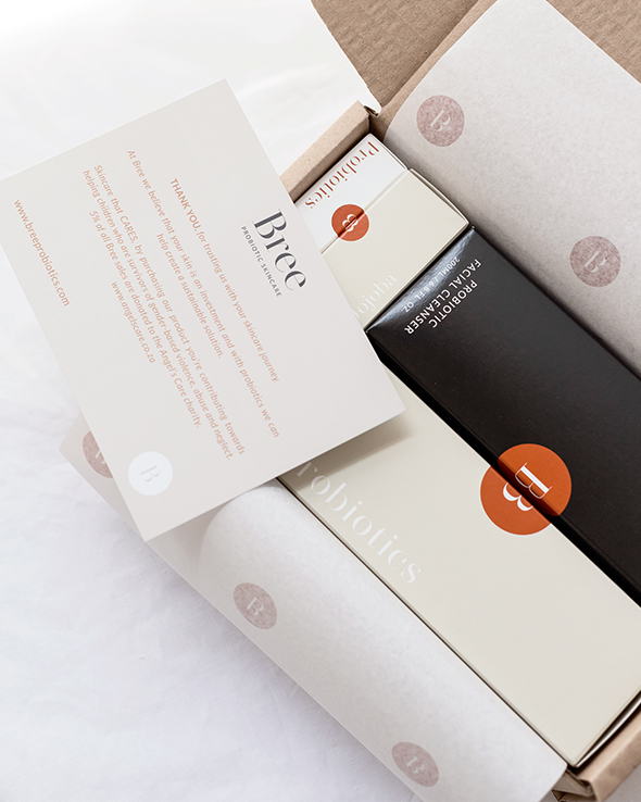 Bree Probiotic Facial Moisturiser packaging